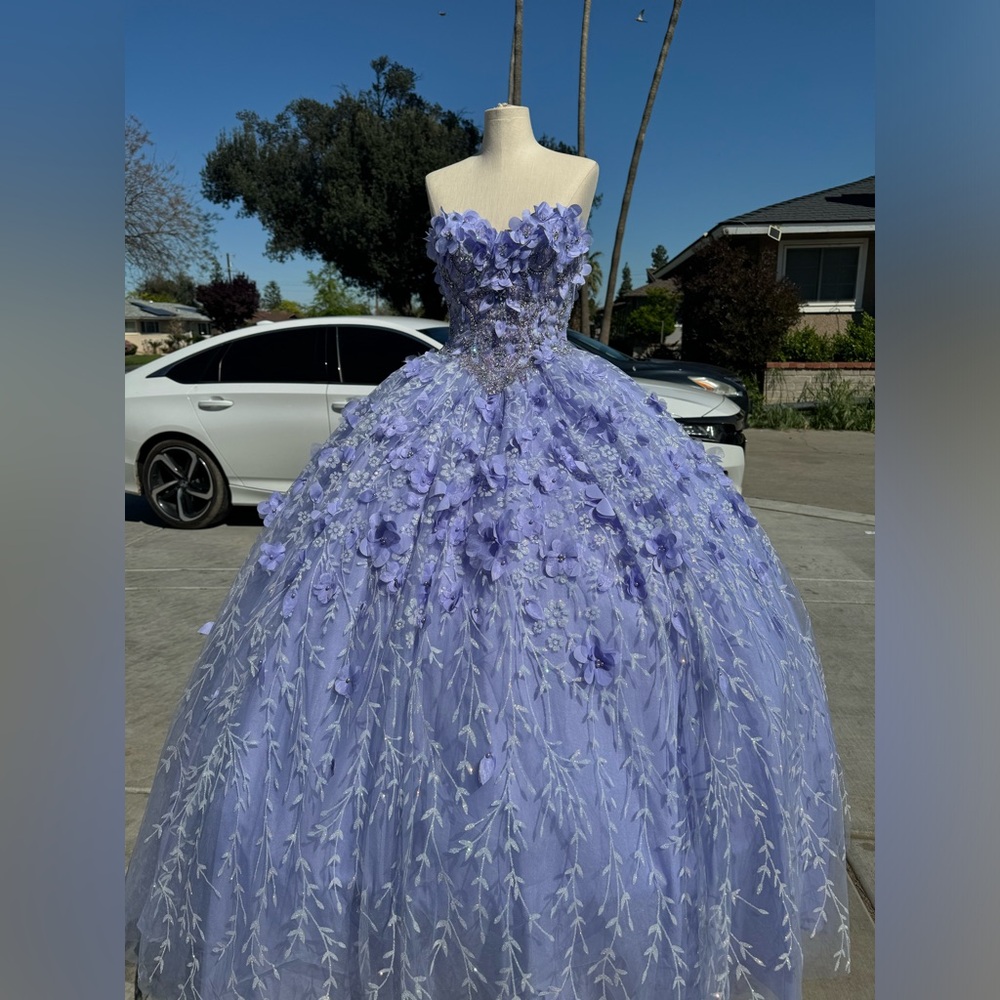 Beautiful purple fairy quinceñera dress